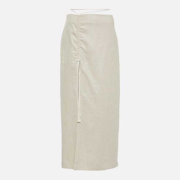SIR Musee linen midi skirt - Picture 2 of 9